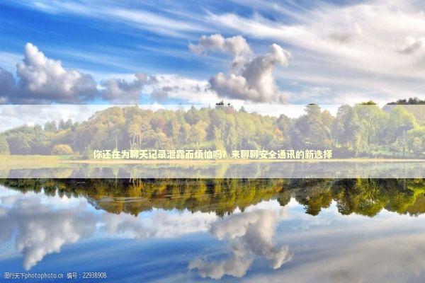 你还在为聊天记录泄露而烦恼吗?来聊聊安全通讯的新选择 你还在为聊天记录泄露而烦恼吗?来聊聊安全通讯的新选择 新闻